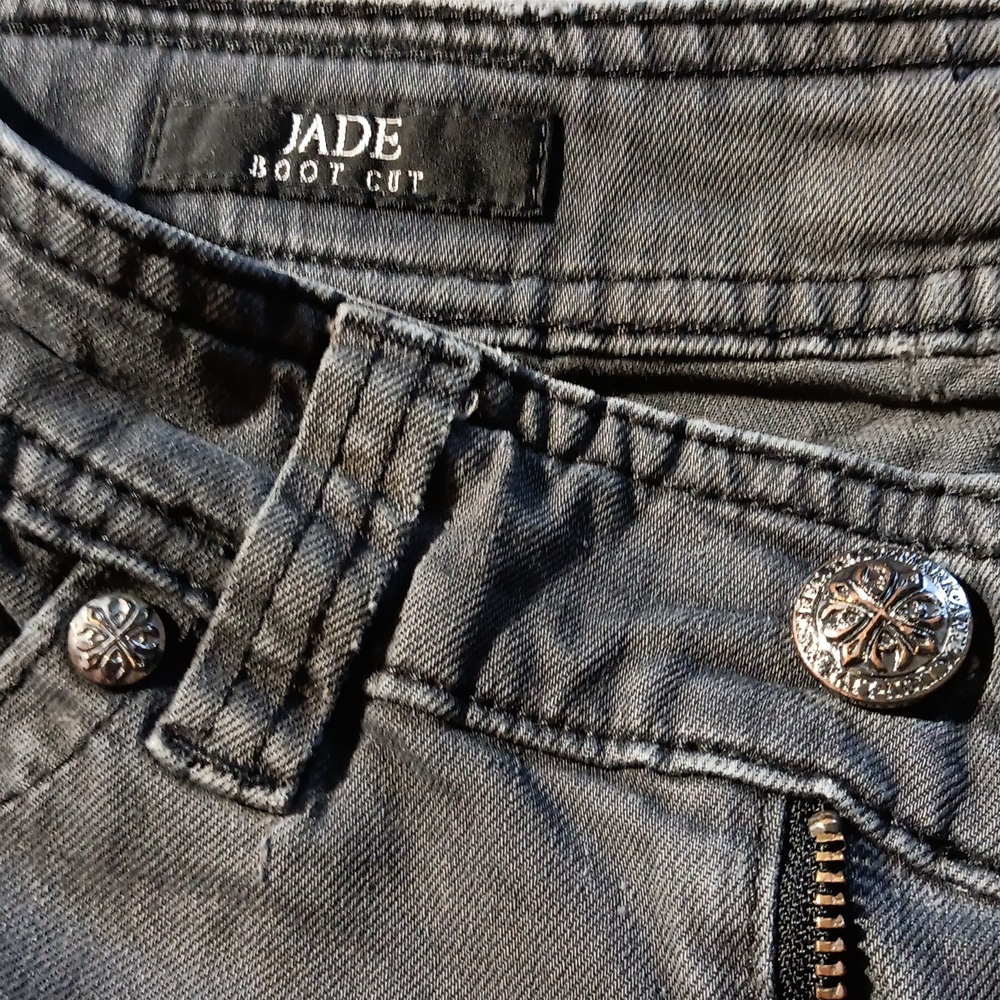 Affliction "Jade" Boot Cut Jeans. - Picture 5 of 11